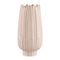 Wazon Porcelanowy  Relief Ecru 9,5X9,5X19 Cm - Altom
