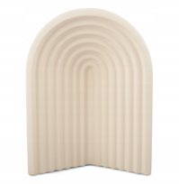 WAZON RAINBOW beżowy ceramiczny 16x8cm