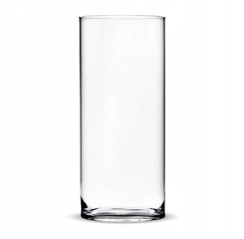 Wazon szklany cylinder świecznik tuba h30 d10 - Koopman