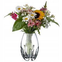 Wazon szklany EDWANEX 05-837/20 Mandarynka, 19 cm