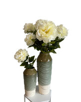 Wazon Zielono-Beżowy Duży 47 cm