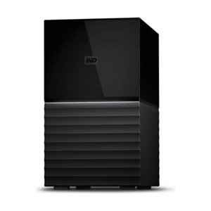 WD 28 TB My Book Duo Desktop HDD USB 3.1 Gen 1 z oprogramowaniem do zarządzania urządzeniami, tworzenia kopii zapasowych i ochrony hasłem Kable USB-C i USB-A RAID 0/1, JBOD - Western Digital