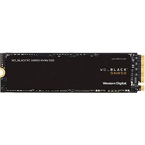 WD BLACK SN850 M.2 NVMe SSD, PCIe Gen 4.0, 1 TB, do 7000 MB/s odczytu i 5300 MB/s zapisu - Western Digital