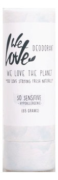 We Love The Planet, So Sensitive, dezodorant w sztyfcie, 65 g - We love the planet