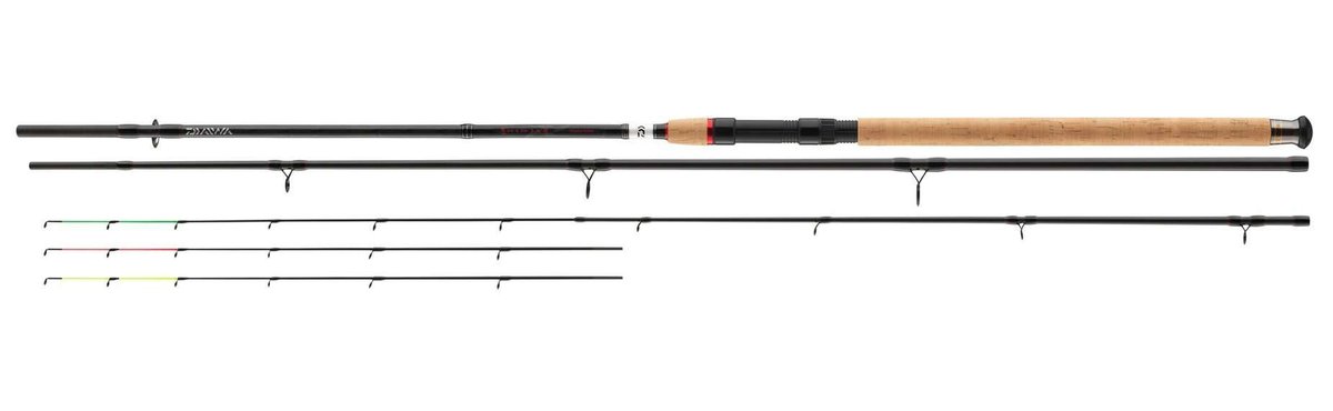 Canne à Pêche Daiwa Ninja X Feeder 3,6m - 220g Poids Lancement Pêche Au Feeder