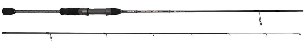 Canne Okuma Light Range – Carbone 24T – 185 Cm – 1-7g – Ultra Léger 80g – 2 Brins