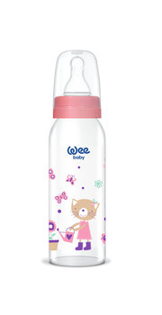 Wee Baby Butelka Szklana Do Karmienia 250Ml 0M+ Róż - Inna marka