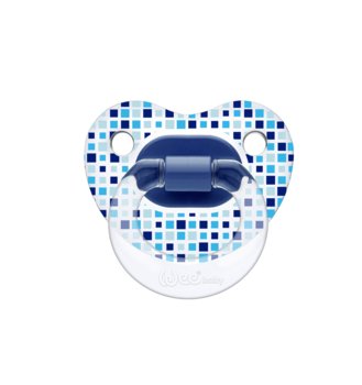 Wee Baby Smoczek Ortodontyczny Wzór Niebieski 6M+ - Inna marka