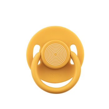 Wee Baby Smoczek Silikonowy Okrągły 6M+ Żółty - Inna marka