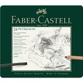 Węgiel rysunkowy, Pitt Monochrome, 24 sztuki - Faber-Castell