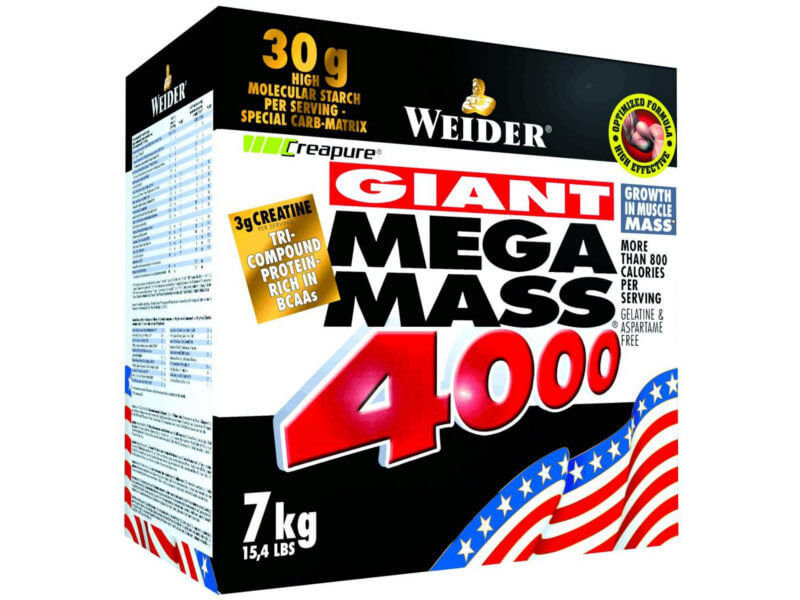 Weider, Mega Mass 4000, 7000 g