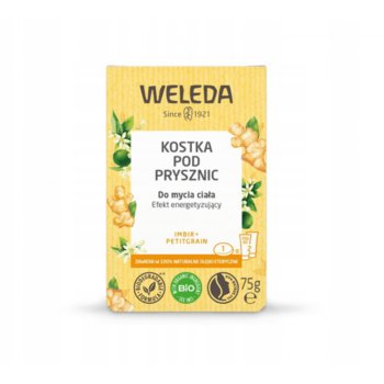 Weleda, Kostka pod prysznic z Imbirem i Prtitgrain, 75 g - Weleda