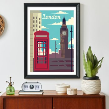 Well Done Shop, Plakat London Illustration, wym. 50x70 cm - Well Done Shop