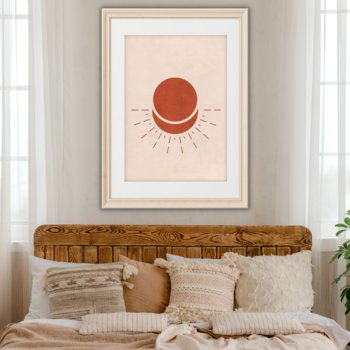 Well Done Shop, Plakat Red Sunlight, wym. 50x70 cm - Well Done Shop