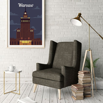 Well Done Shop, Plakat Warsaw Illustration, Wym. 50X70 Cm - Well Done Shop