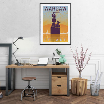 Well Done Shop, Plakat Warsaw, Wym. 50X70 Cm - Well Done Shop