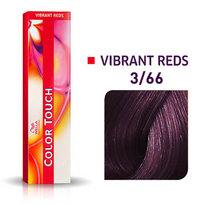 Wella Color Touch 3/66, Bezamoniakowa półtrwała farba do włosów 3/66 60ml