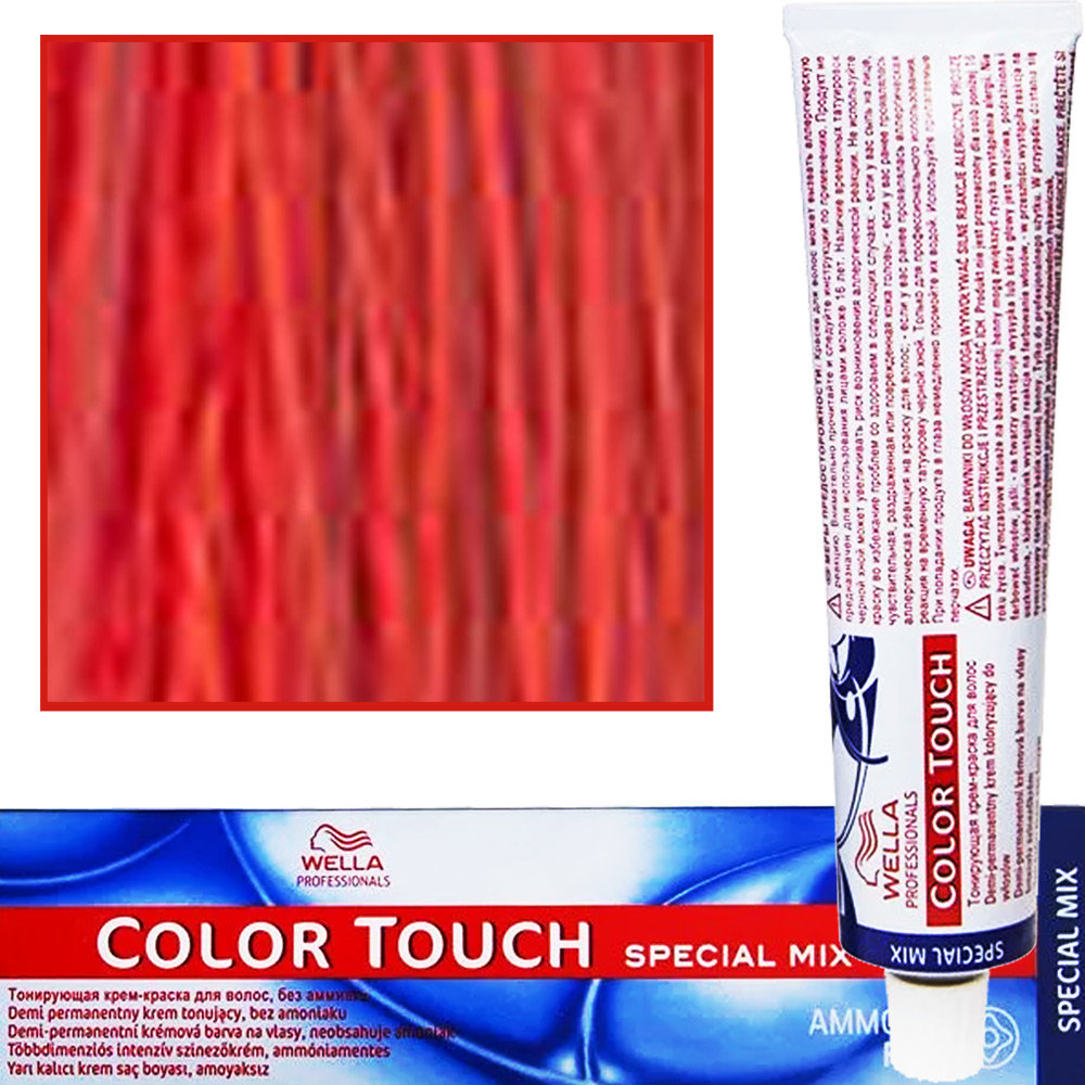 Фото - Фарба для волосся Wella Color Touch farba do włosów 0/45 Magiczny Rubin 