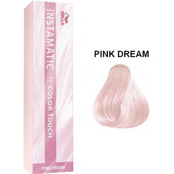 Wella Color Touch Instamatic, Bezamoniakowa półtrwała farba do włosów - Pink Dream 60ml - Wella