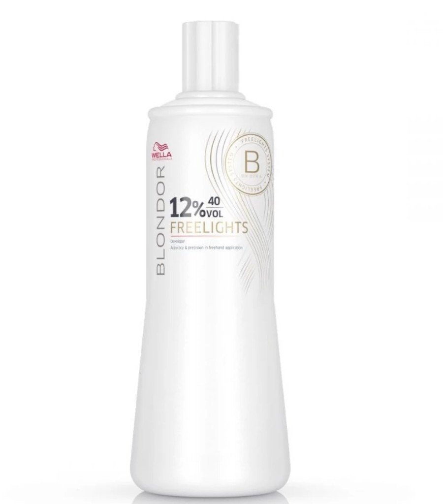 Wella Professionals, Blondor freelights, emulsja utleniająca 12%, 1000 ml-Zdjęcie-0
