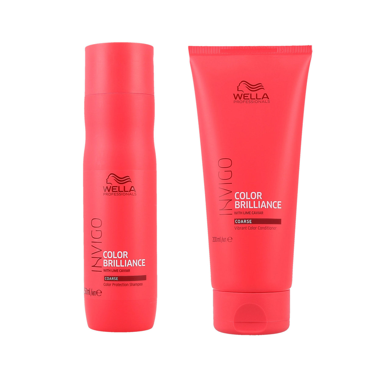 Wella Professionals Invigo Color Brilliance Zestaw Do Włosów Grubych Szampon 250ml Odżywka 6362