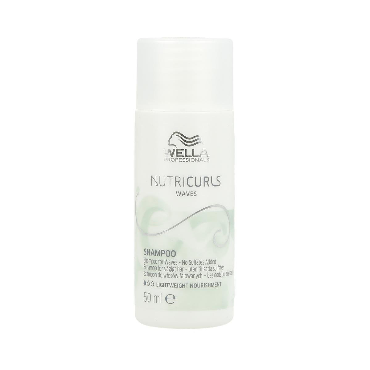 Фото - Шампунь Wella Professionals, Nutricurls, szampon do włosów falowanych, 50 ml 