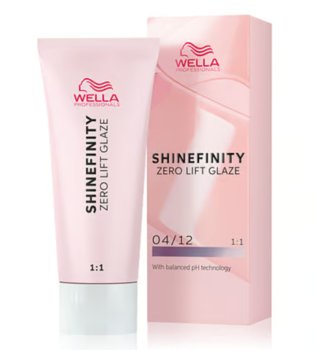 Wella Shinefinity, Profesjonalna farba do koloryzacji włosów, 04/12 Średni Popielaty Matowy Brąz, 60ml - Wella