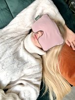 WELLB Lawendowa Poduszka Na Oczy - Polarny Róż  z Dziką Trawą - Joga Medytacja Relaksacja Mindfulness Aromaterapia