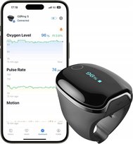 Wellue O2Ring-S Pulsoksymetr Nocny Monitor Snu Tlen Wibracje Bluetooth Inna marka