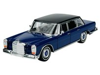 WELLY 1963 MERCEDES-BENZ 600 NIEBIESKI 1:24 24121