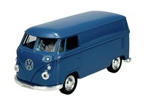WELLY 1963 VW VOLKSWAGEN TRANSPORTER T1 BUS NIEBIESKI 1:34  SAMOCHÓD NOWY METALOWY MODEL