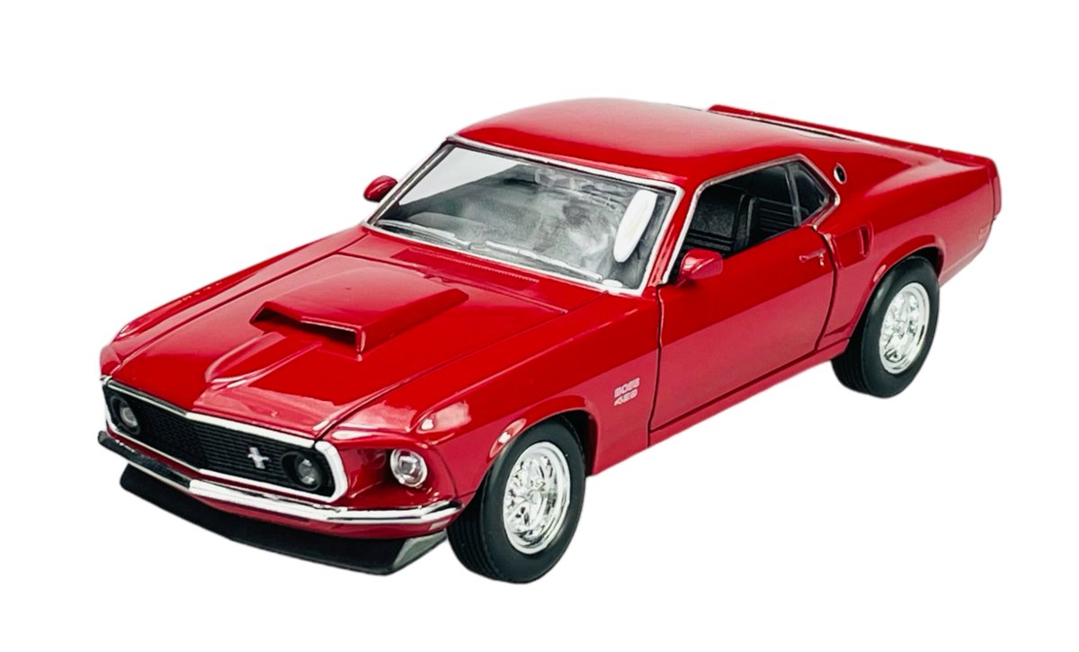 WELLY 1969 FORD MUSTANG BOSS 429 CZERWONY 1:24 24067 - Welly