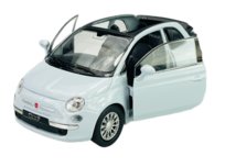 Welly 2010 Fiat 500C Błękitny 1:34