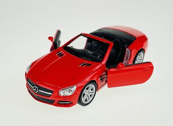 Welly 2012 Mercedes-Benz Sl 500 Bez Dachu Czerwony 1:34 Samochód Nowy Metalowy Model - Welly