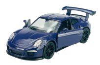 WELLY 2016 PORSCHE 911 GT3 RS NIEBIESKI 1:34 SAMOCHÓD NOWY METALOWY MODEL