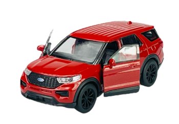 WELLY 2023 FORD EXPLORER CZERWONY 1:34 SAMOCHÓD NOWY METALOWY MODEL - Welly