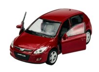 WELLY HYUNDAI i30 CZERWONY 1:34 SAMOCHÓD NOWY METALOWY MODEL