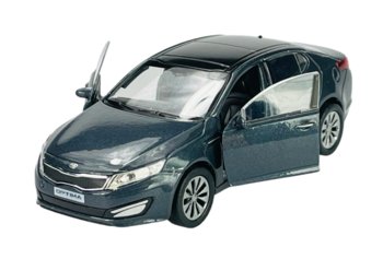 WELLY KIA OPTIMA K5 CIEMNO SZARY 1:34 SAMOCHÓD NOWY METALOWY MODEL - Welly