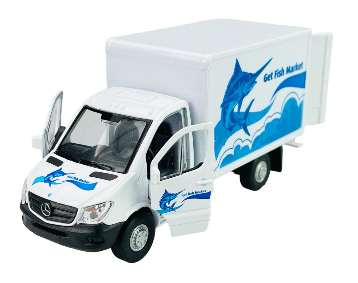 Modèle Réduit Mercedes-Benz Sprinter W906 – Fourgon Blanc 2006-2013 – Échelle 1/43 – Métal Et Plastique – 13 Cm
