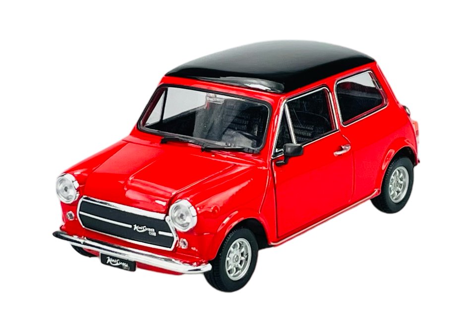 WELLY MINI COOPER 1300 CZERWONY 1:24 SAMOCHÓD NOWY METALOWY MODEL ...