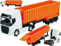 WELLY MODEL METALOWY Volvo FH CIĘŻARÓWKA Wywrotka TIR 1:64 CIĄGNIK Welly