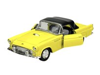 WELLY OLD TIMER 1955 FORD THUNDERBIRD Z DACHEM ŻÓŁTY 1:34 SAMOCHÓD NOWY METALOWY MODEL