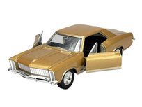 Welly – Miniature Opel Manta A 1970 Bleue échelle 1/34-1/39, Modèle En Métal Avec Portes Avant Ouvrantes, Env. 11 Cm, Boîte D'origine