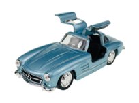 Welly Old Timer Mercedes-Benz 300Sl Gullwing Niebieski 1:34 Samochód Nowy Metalowy Model