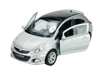 WELLY OPEL CORSA OPC SREBRNY 1:34 42363 - Welly | Sklep