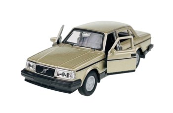 Welly Volvo 240 Gl Złoty 1:34 Samochód Nowy Metalowy Model - Welly