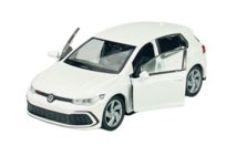 Welly Vw Volkswagen Golf 8 Gti Biały 1:34 Samochód Nowy Metalowy Model