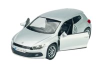 WELLY VW VOLKSWAGEN SCIROCCO SREBRNY 1:34 NOWY METALOWY MODEL 43615