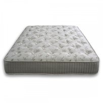 Wełniany materac sprężynowy 80 x 190 x 25 z lnianą tkaniną bawełnianą