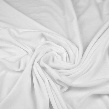 Welur bawełniany odzieżowy - biały - ANTEX